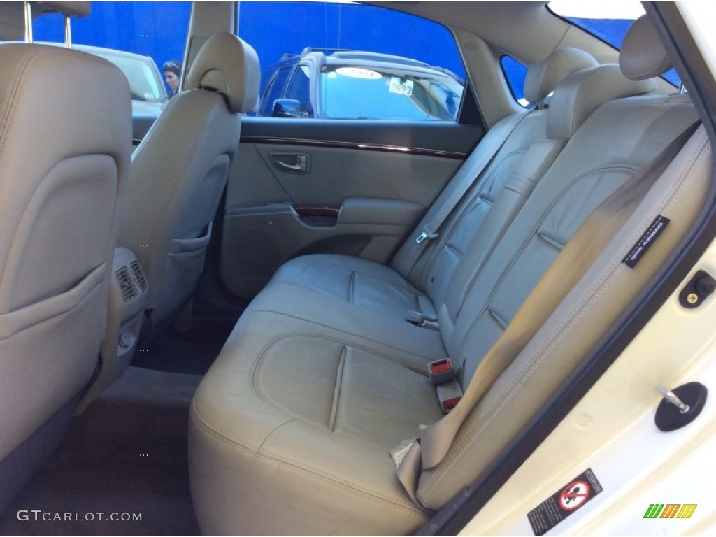 2008 Azera Limited - Powder White Pearl / Gray photo #20