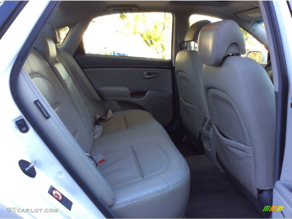 2008 Azera Limited - Powder White Pearl / Gray photo #23