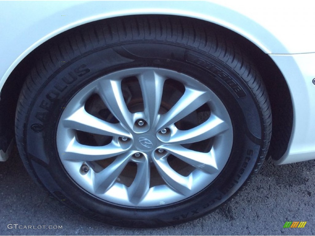 2008 Azera Limited - Powder White Pearl / Gray photo #27