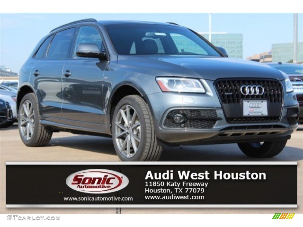 2016 Q5 3.0 TFSI Premium Plus quattro - Monsoon Gray Metallic / Black photo #1