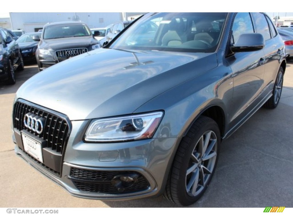 2016 Q5 3.0 TFSI Premium Plus quattro - Monsoon Gray Metallic / Black photo #3
