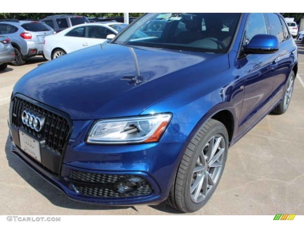 Scuba Blue Metallic 2016 Audi Q5 3.0 TFSI Premium Plus quattro Exterior Photo #107436466