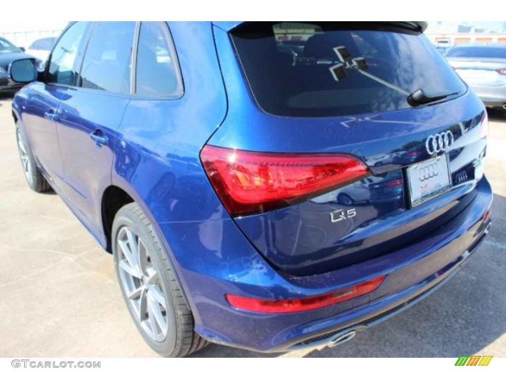 2016 Q5 3.0 TFSI Premium Plus quattro - Scuba Blue Metallic / Chestnut Brown photo #6