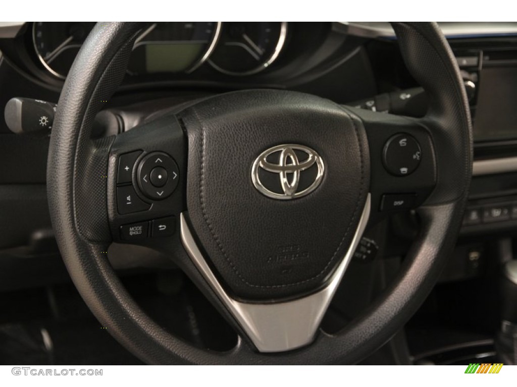 2014 Toyota Corolla LE Ash Steering Wheel Photo #107436529