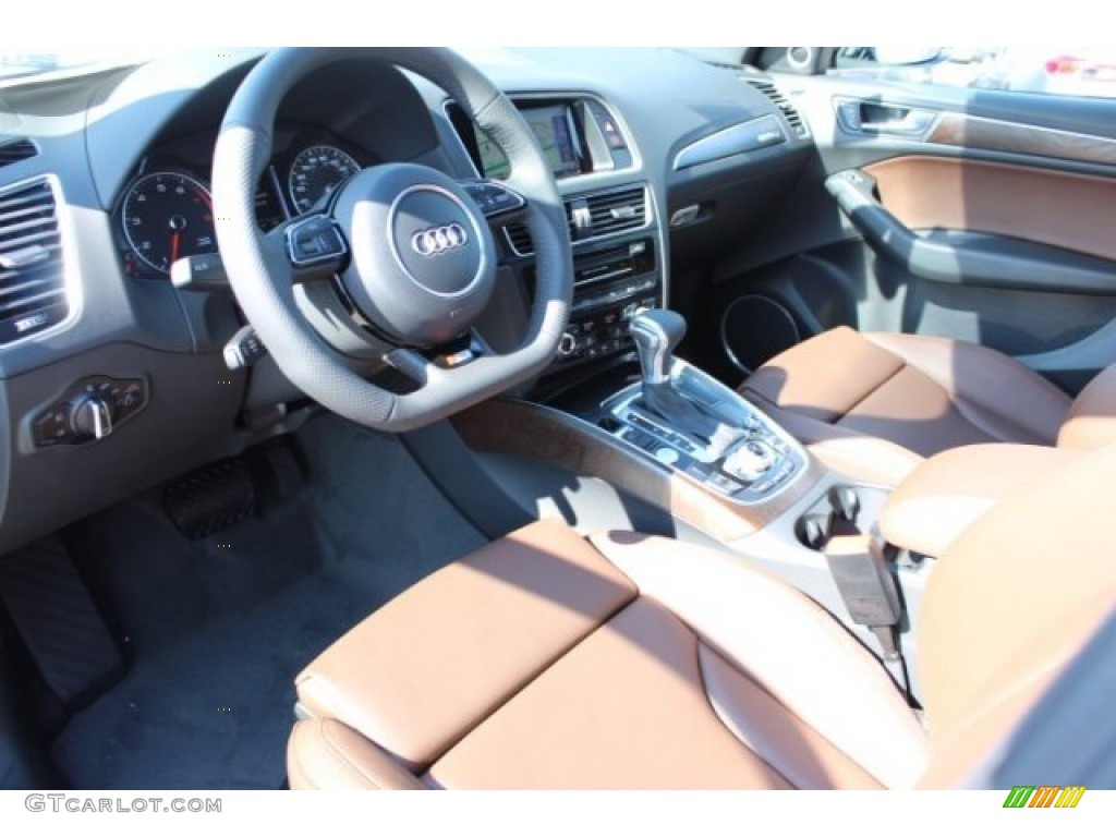 Chestnut Brown Interior 2016 Audi Q5 3.0 TFSI Premium Plus quattro Photo #107436721