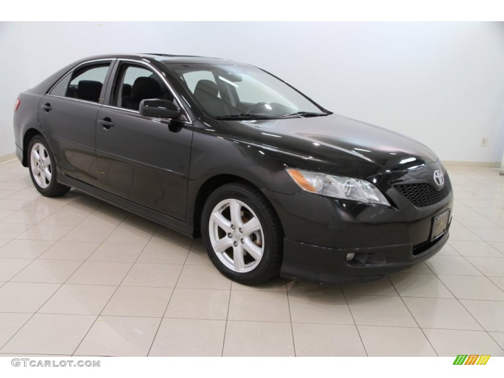 2007 Camry SE - Black / Dark Charcoal photo #1