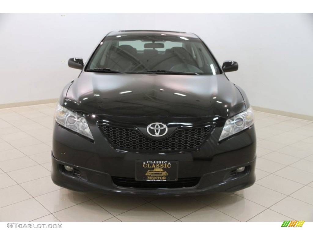 2007 Camry SE - Black / Dark Charcoal photo #2