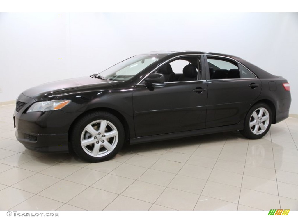 2007 Camry SE - Black / Dark Charcoal photo #3