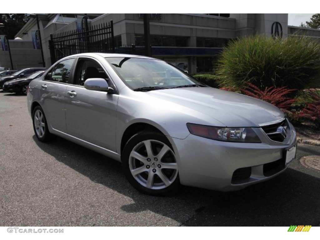 2005 TSX Sedan - Satin Silver Metallic / Ebony photo #1