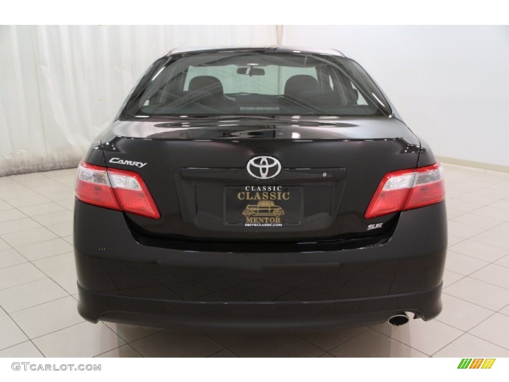 2007 Camry SE - Black / Dark Charcoal photo #13
