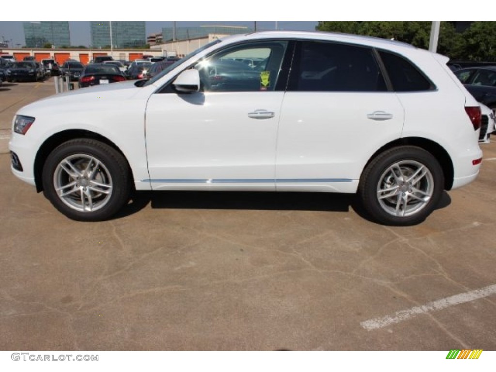 2016 Q5 2.0 TFSI Premium Plus quattro - Glacier White Metallic / Pistachio Beige photo #5