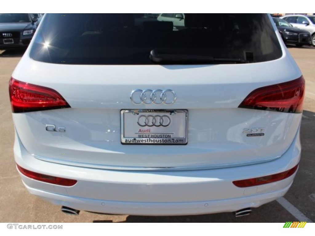 2016 Q5 2.0 TFSI Premium Plus quattro - Glacier White Metallic / Pistachio Beige photo #7