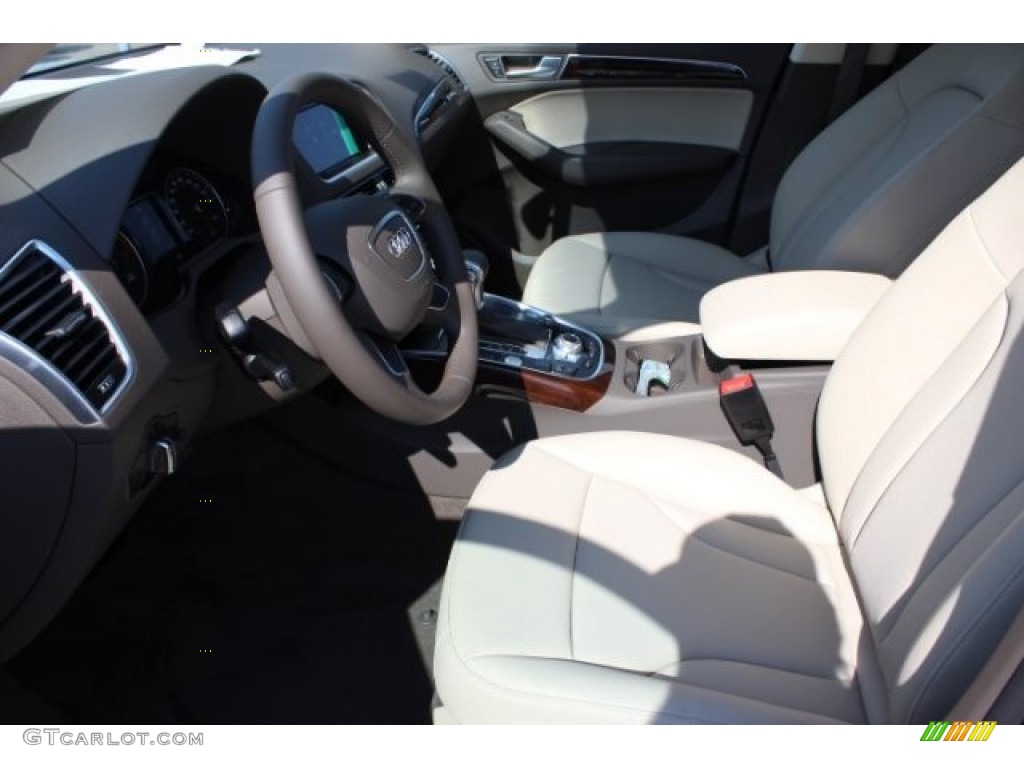 2016 Q5 2.0 TFSI Premium Plus quattro - Glacier White Metallic / Pistachio Beige photo #15