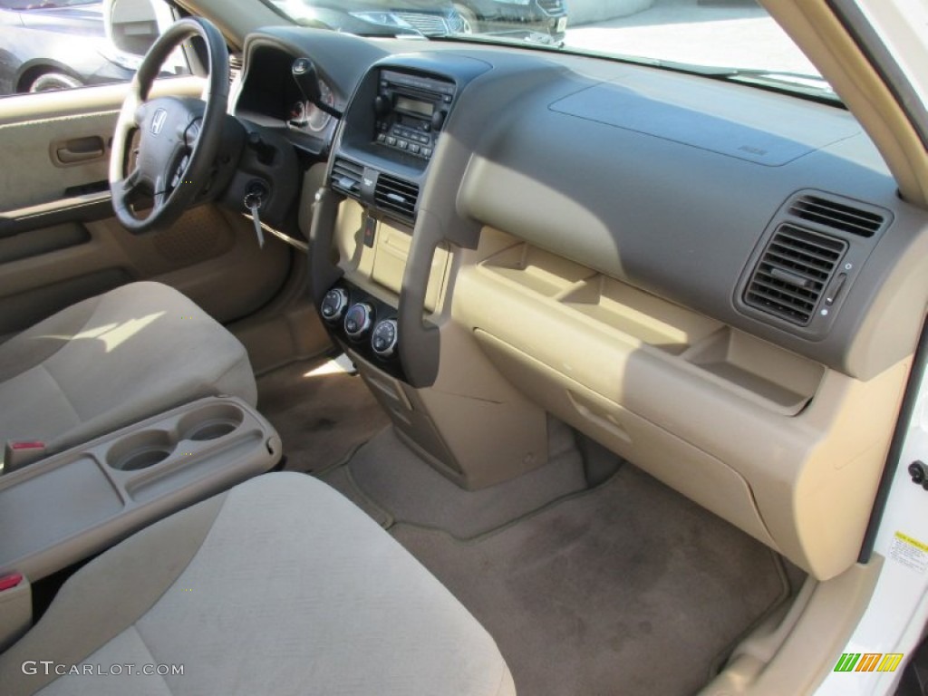 2006 CR-V EX 4WD - Taffeta White / Ivory photo #17