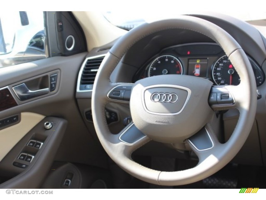 2016 Q5 2.0 TFSI Premium Plus quattro - Glacier White Metallic / Pistachio Beige photo #36