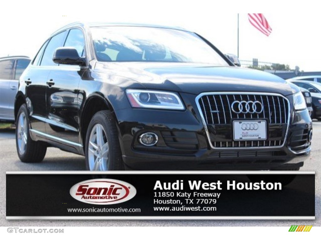 2016 Q5 2.0 TFSI Premium Plus quattro - Mythos Black Metallic / Chestnut Brown photo #1