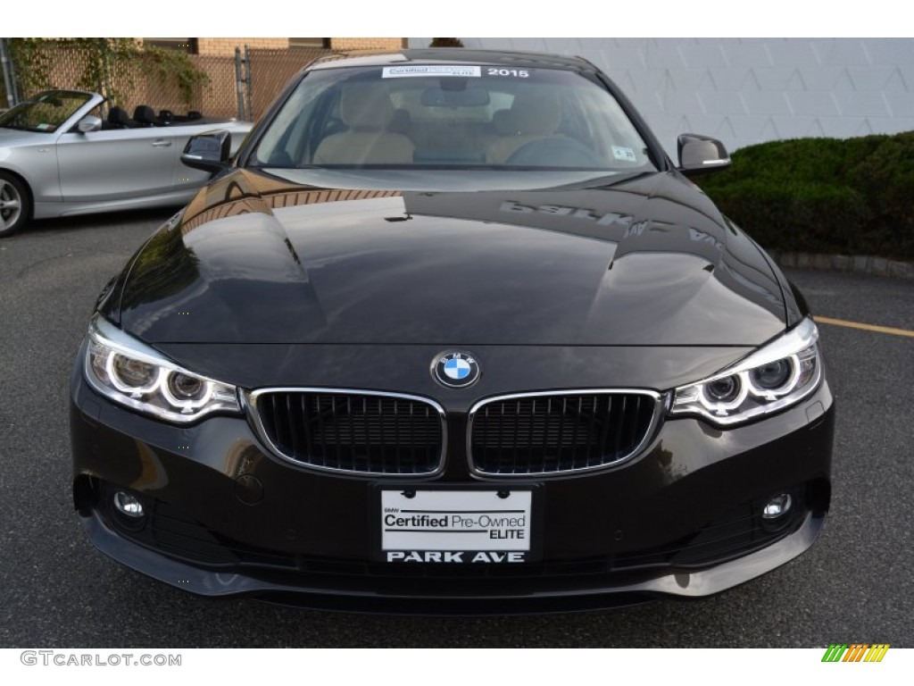 2015 4 Series 428i xDrive Gran Coupe - Jatoba Brown Metallic / Venetian Beige photo #7