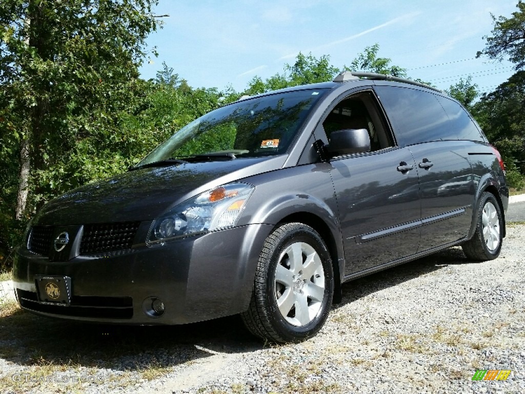 2004 Quest 3.5 SE - Smoke Gray Metallic / Gray photo #1