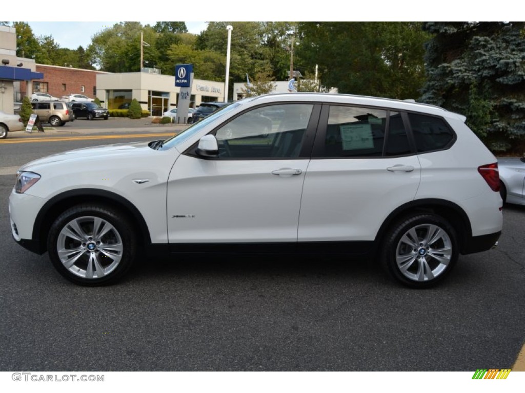 2015 X3 xDrive28i - Alpine White / Black photo #5