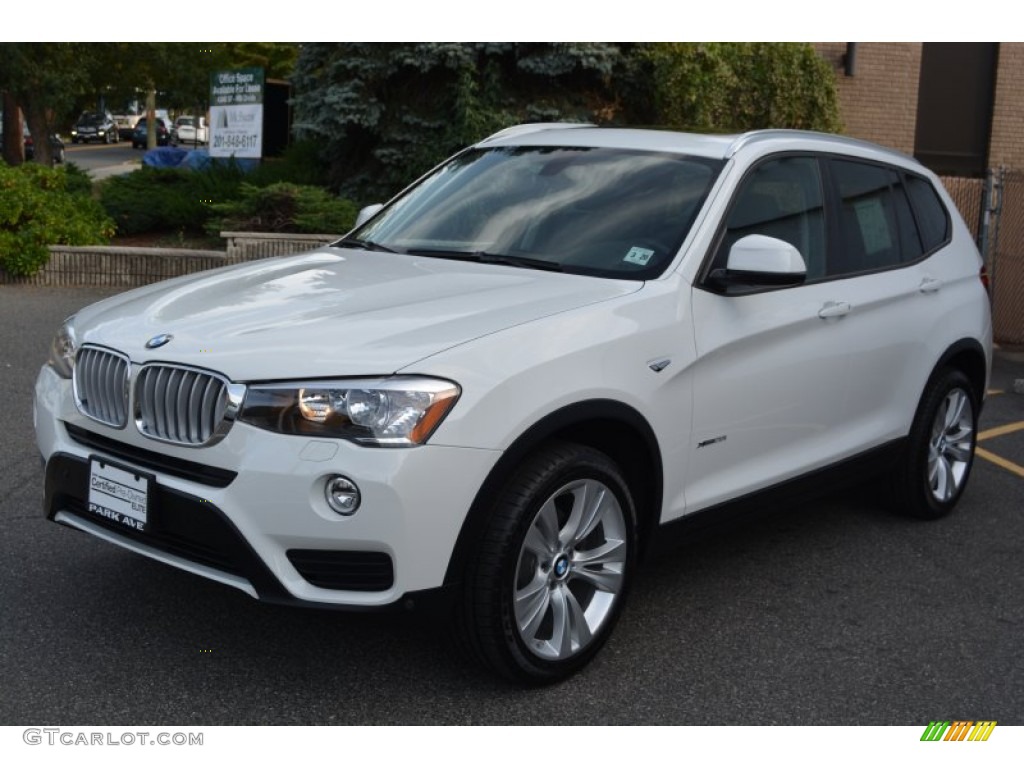 2015 X3 xDrive28i - Alpine White / Black photo #6