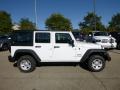2016 Bright White Jeep Wrangler Unlimited Sport 4x4  photo #8