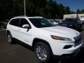 2016 Bright White Jeep Cherokee Limited 4x4  photo #11