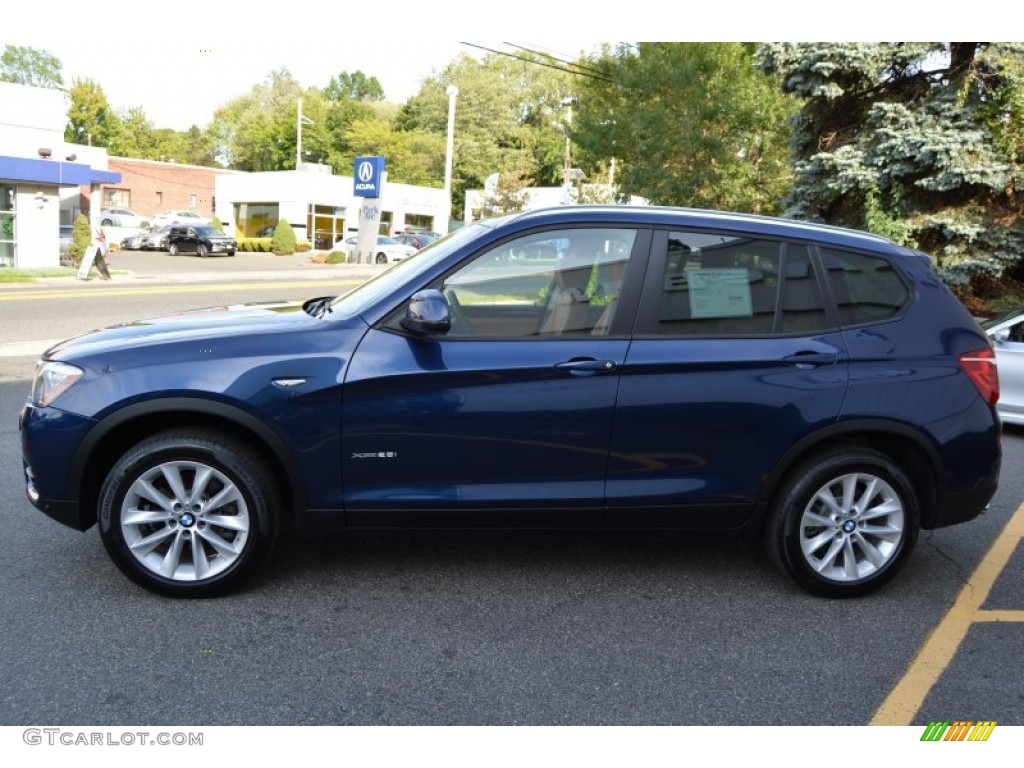 Deep Sea Blue Metallic 2016 BMW X3 xDrive28i Exterior Photo #107444446