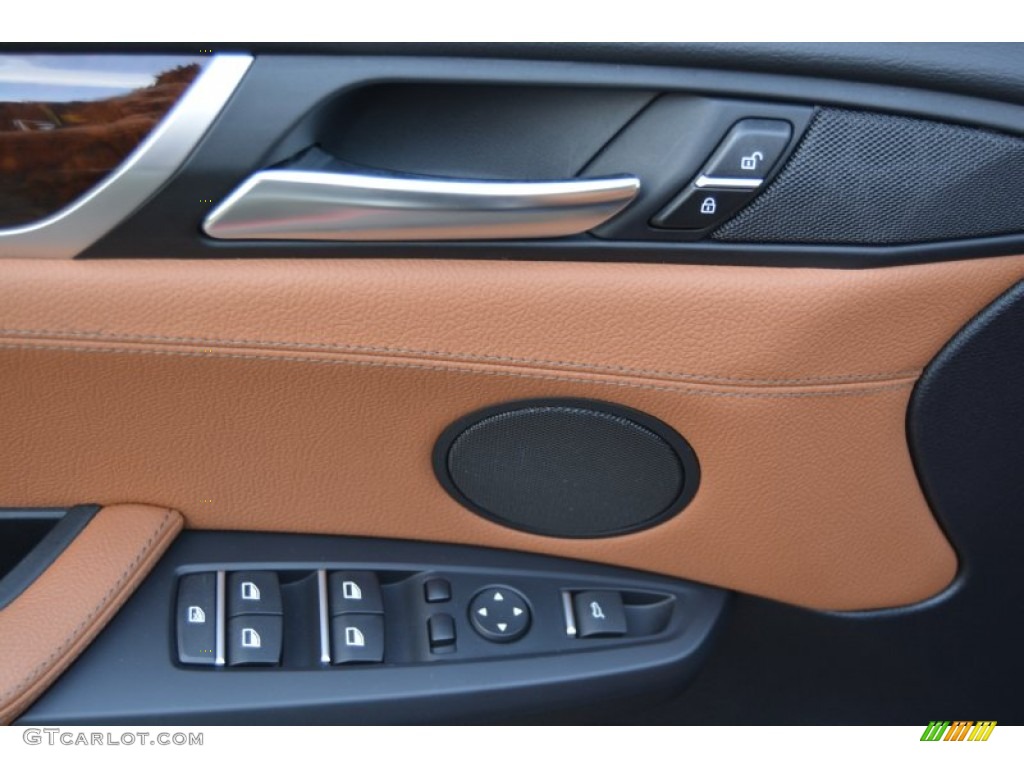 2016 X3 xDrive28i - Deep Sea Blue Metallic / Saddle Brown photo #9