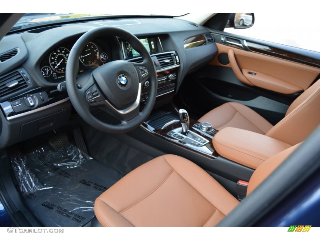 Saddle Brown Interior 2016 BMW X3 xDrive28i Photo #107444539