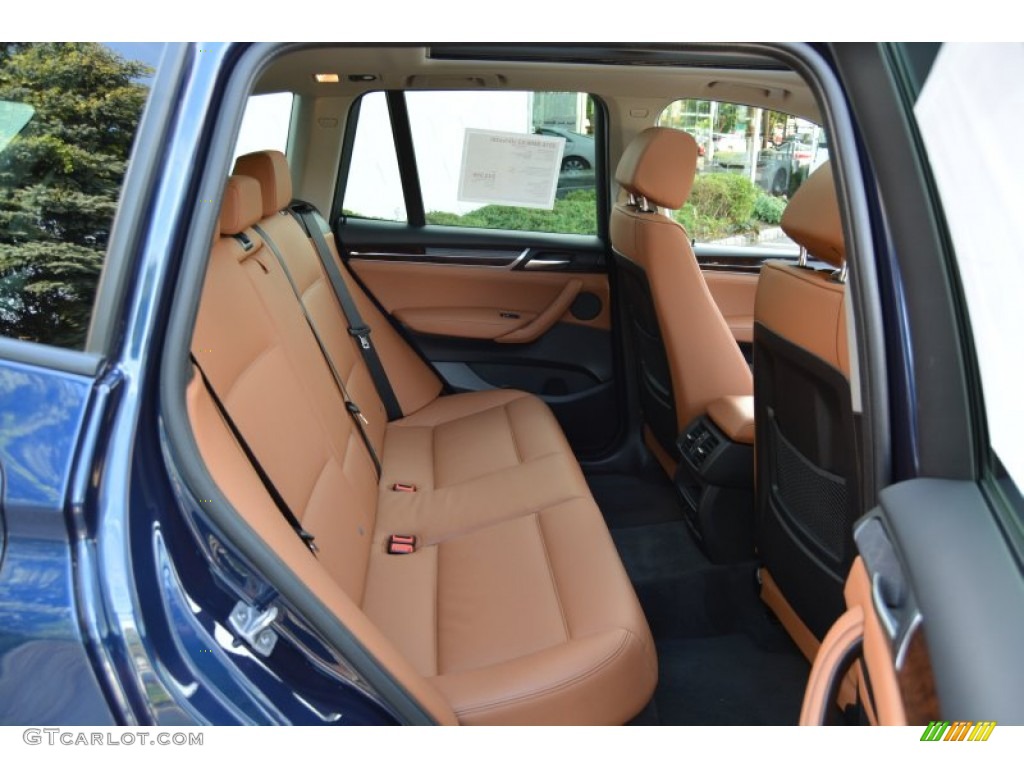 Saddle Brown Interior 2016 BMW X3 xDrive28i Photo #107444791