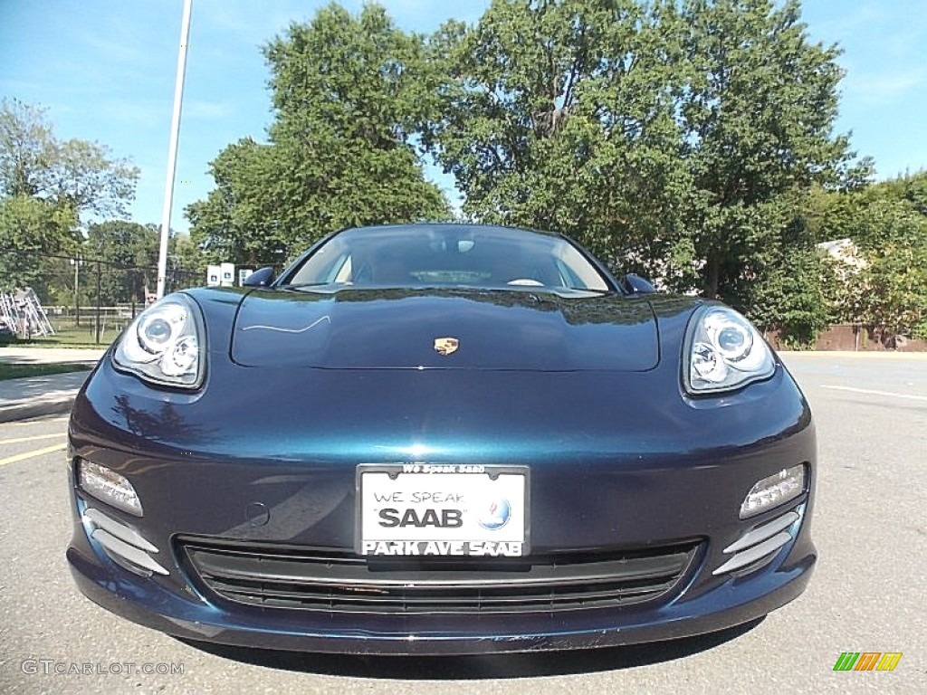 2013 Panamera 4 - Yachting Blue Metallic / Luxor Beige photo #8