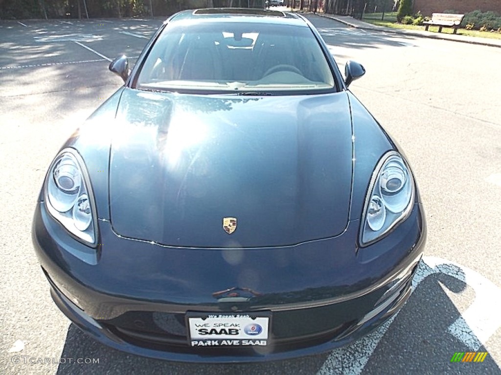 2013 Panamera 4 - Yachting Blue Metallic / Luxor Beige photo #9