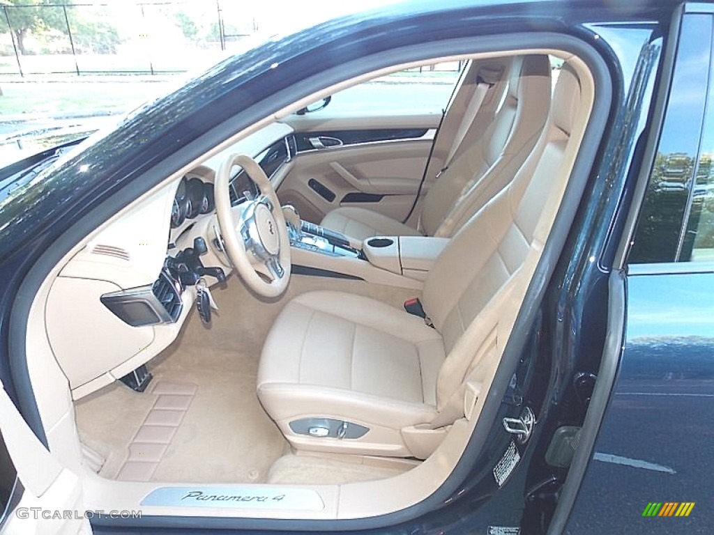 2013 Panamera 4 - Yachting Blue Metallic / Luxor Beige photo #12