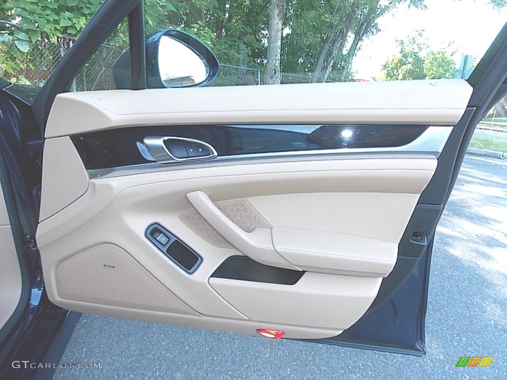 2013 Panamera 4 - Yachting Blue Metallic / Luxor Beige photo #18