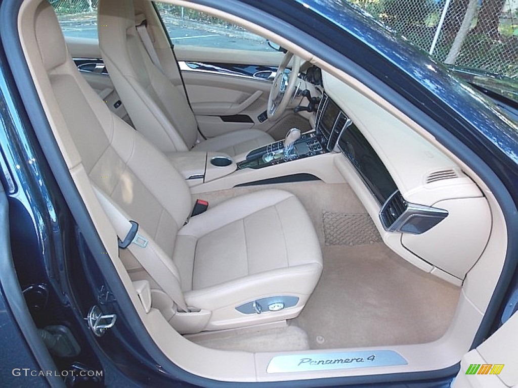 2013 Panamera 4 - Yachting Blue Metallic / Luxor Beige photo #20