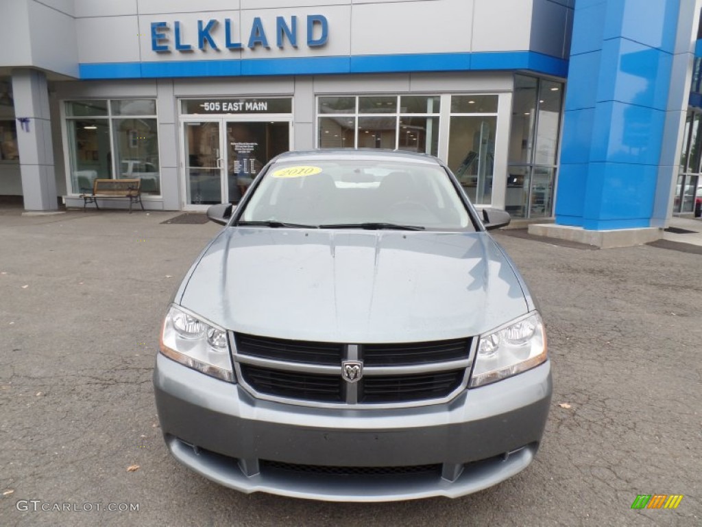 2010 Avenger SXT - Silver Steel Metallic / Dark Slate Gray photo #2