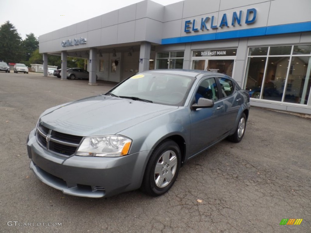 2010 Avenger SXT - Silver Steel Metallic / Dark Slate Gray photo #3
