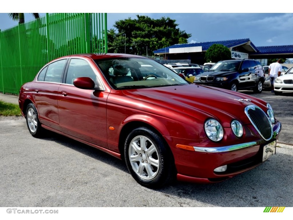 2004 S-Type 3.0 - Radiance Red Metallic / Sand photo #5