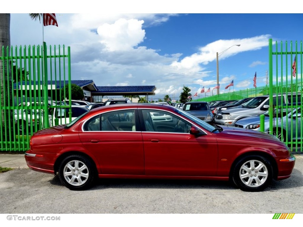 Radiance Red Metallic 2004 Jaguar S-Type 3.0 Exterior Photo #107446360