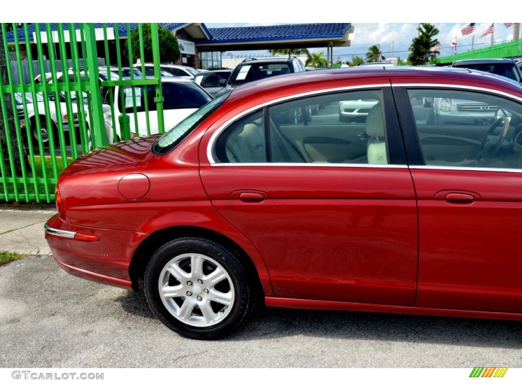 2004 S-Type 3.0 - Radiance Red Metallic / Sand photo #10