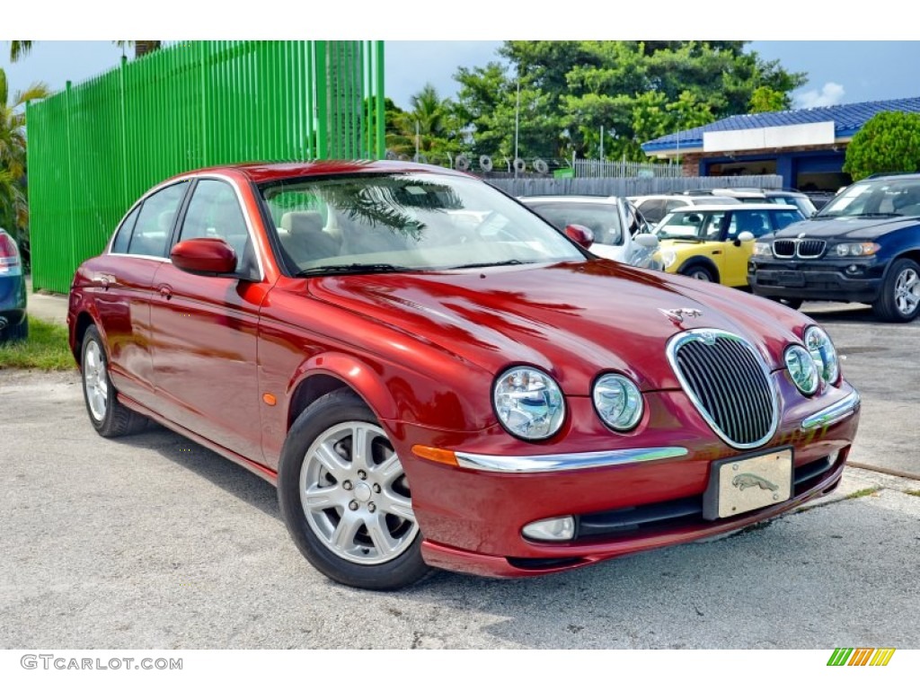 2004 S-Type 3.0 - Radiance Red Metallic / Sand photo #37