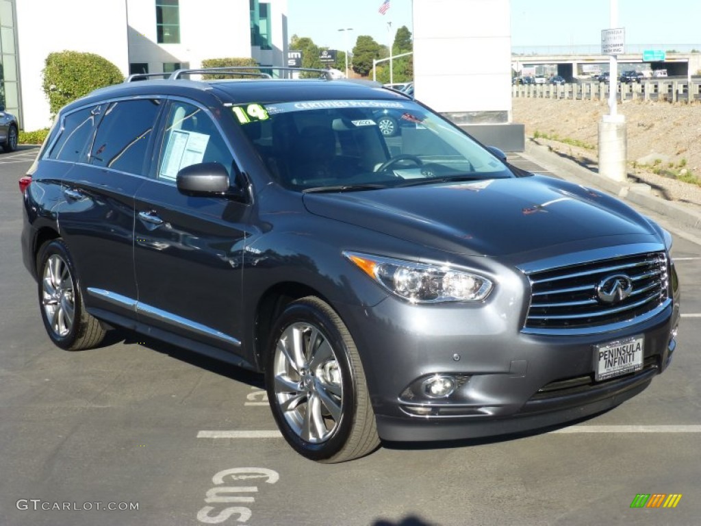 2014 QX60 Hybrid AWD - Diamond Slate / Graphite photo #1