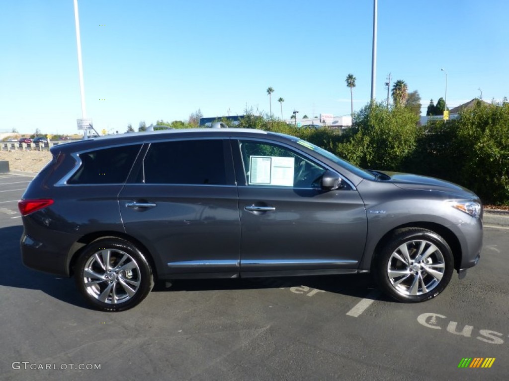 Diamond Slate 2014 Infiniti QX60 Hybrid AWD Exterior Photo #107447410