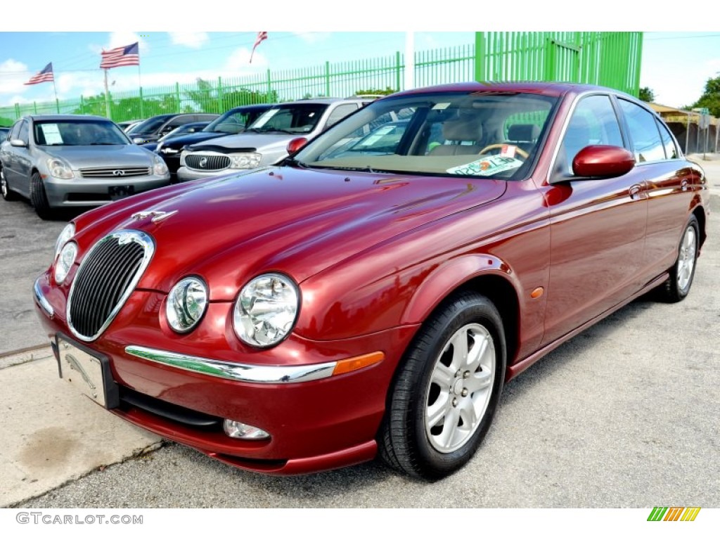2004 S-Type 3.0 - Radiance Red Metallic / Sand photo #67