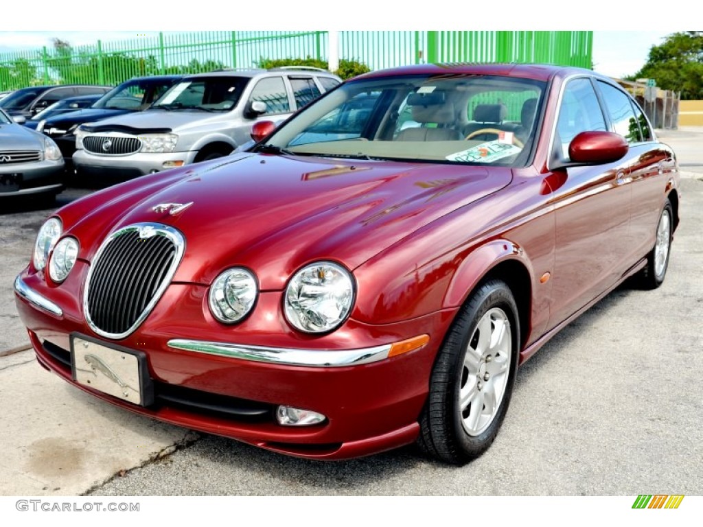 2004 S-Type 3.0 - Radiance Red Metallic / Sand photo #68