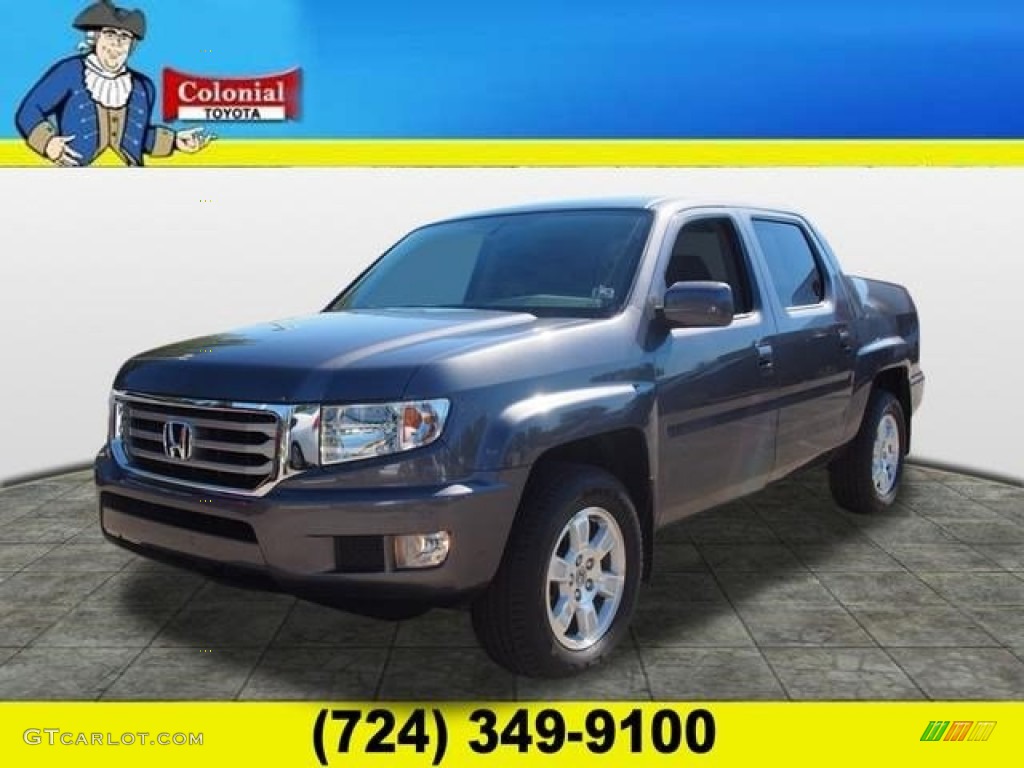 2014 Ridgeline RTS - Modern Steel Metallic / Gray photo #1