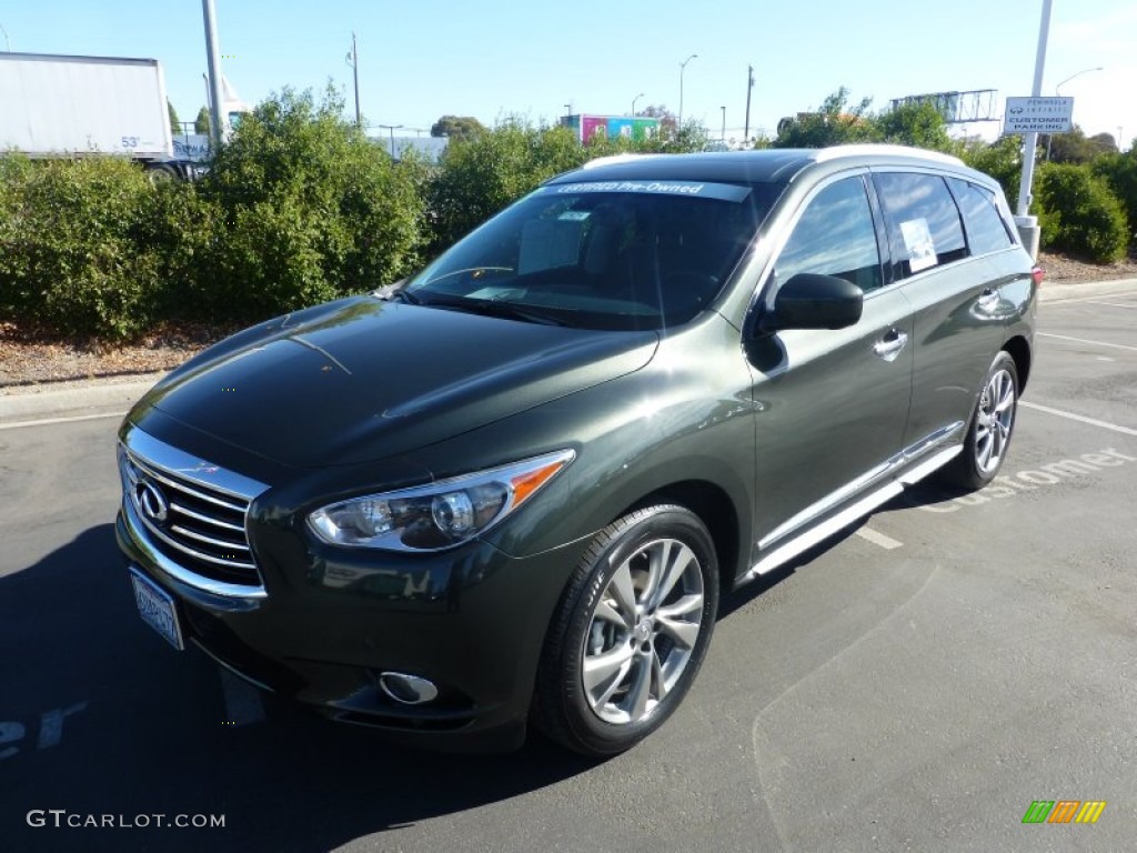 2013 JX 35 AWD - Emerald Graphite / Graphite photo #18