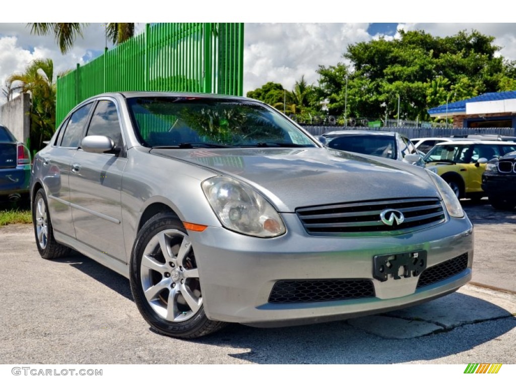 2005 G 35 Sedan - Diamond Graphite Metallic / Graphite photo #1