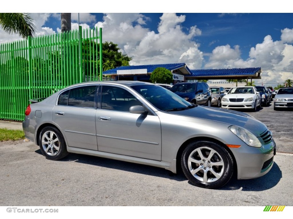 2005 G 35 Sedan - Diamond Graphite Metallic / Graphite photo #6