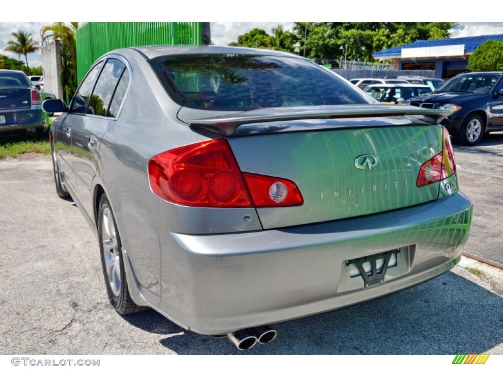 2005 G 35 Sedan - Diamond Graphite Metallic / Graphite photo #57